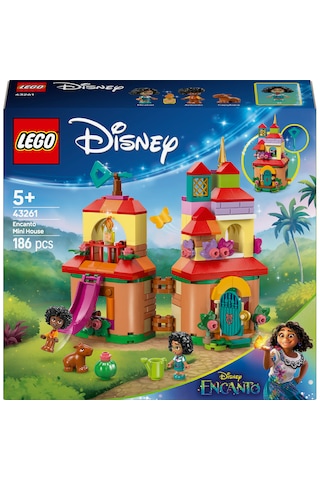 LEGO® ǀ Disney Mini Enkanto Evi 43261 - 5 Yaş ve Üzeri Prenses Seven Çocuklar için Yaratıcı Oyuncak Yapım Seti (186 Parça)