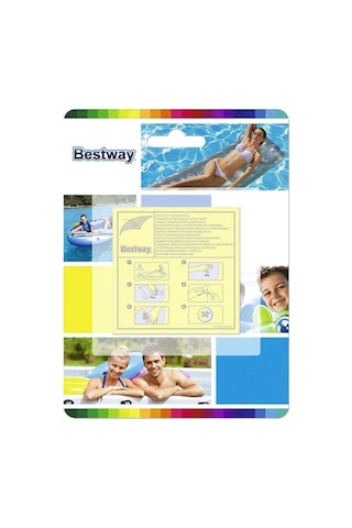 Bestway Onarım Yamaları 10 Adet Kendinden Yapışkanlı 6,5 X 6,5 Cm Sarı