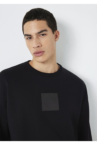Mavi - Mavi Baskılı Siyah Sweatshirt 0s10530-900 Siyah