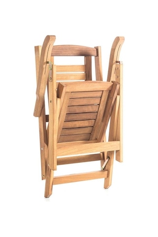 Rehome Pukka İroko Katlanabilir Sandalye Kahverengi