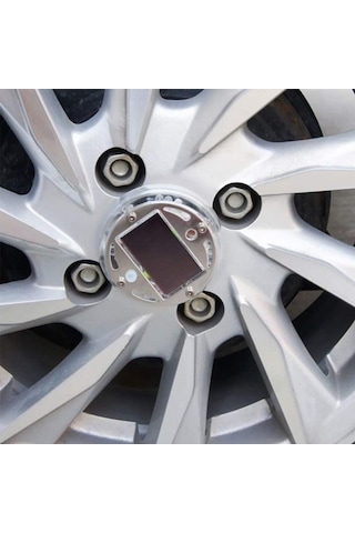 Ayt Sunup Led Işıklı Araba Tekerlek Göbek Kapağı 12 Led 4 Renk 6.5x6.5x4.5cm Oto Jant Ortası Kapak