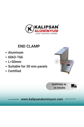 30'luk Z Sonlandırma Clamp- 50 Adet 30'luk Z Sonlandırma Clamp- 50 Adet