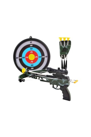 01035881 Sun-yfn-ok Set Crossbow Askeri 4 Vak Ok Sadak Hedefli Unisex