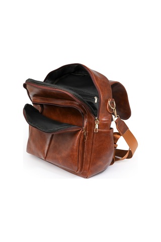 Yeni Stil Sırt Çantası Kore Tarzı Basit Şık Çanta İşe Gidip Gelme Her Şeye Uygun Büyük Kapasiteli Omuz Çantası Kahve Rengi Ana Resim Rengi Diğer