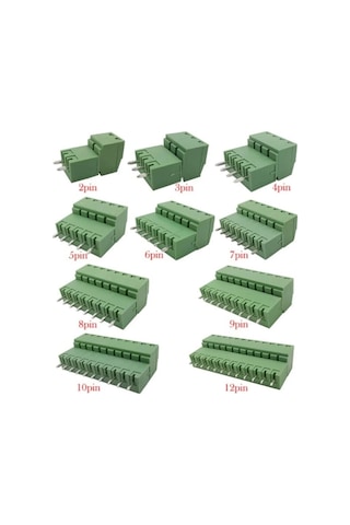 9 Pin 3.81mm Geçmeli 180c Takım Klemens