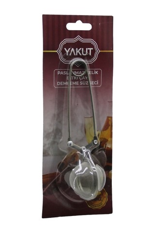 Yakut-12314 Maşalı Tel Metal Bitki Çay Demleme Süzgeci Paslanmaz Çelik 5cm- 12'li Paket