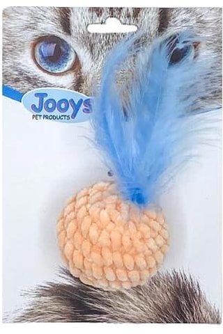 Jooys Tüylü Kadife Kedi Topu