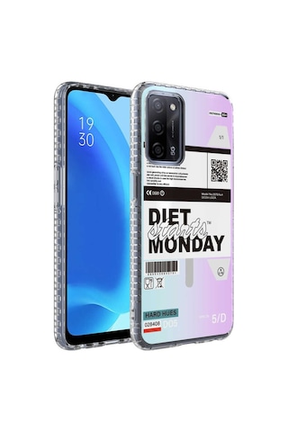 Oppo A54 4G Kilif Airbag Kenarli Renkli Desenli Elegans Kilif 561996996
