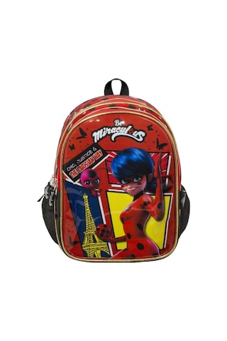 Ladybug Miraculous Uğur Böceği Kız Çocuk İlkokul Sırt Çantası Seti Çok Renkli
