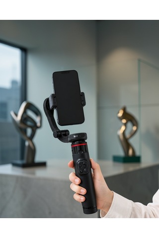 Aı Gimbal Selfie Stick Yüz Takipli Katlanabilir Tripod Uczzpdc22gimbel-4 Diğer