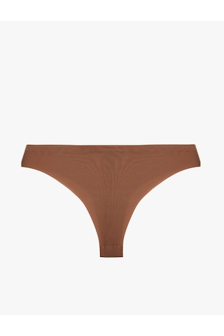 Koton Dokulu Rahat Kesim Brazilian Külot Kahverengi 6slk30079mk Kahve