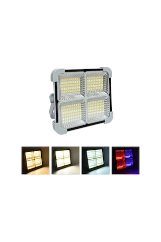Seyyar Solar Led Projektör Cata Güneş Enerjili Portatif Led Işık