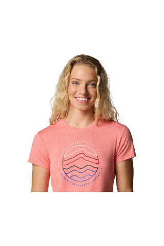 Columbia Columbıa Sloan Rıdge Kadın T-shırt 2077451-685 Pembe