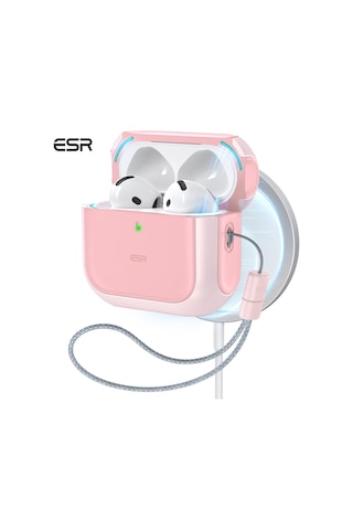 Esr Apple Uyumlu Airpods 4 2024, Halolock Orbit Hybrid Magsafe Kılıf Pink