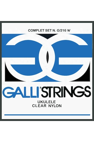 Galli G216W Şeffaf Nylon Profesyonel Ukulele Teli-İtalyan Üretim