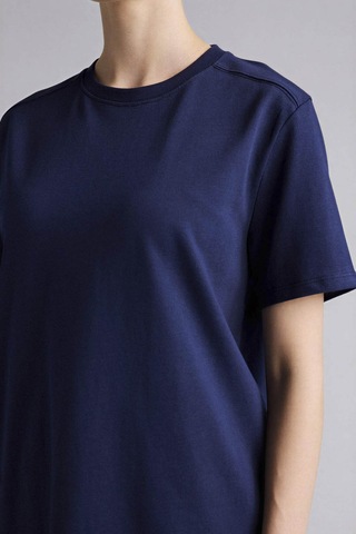 Defacto Regular Fit Basic Lacivert Kadın T-shirt A9428ax/nv251 Lacivert