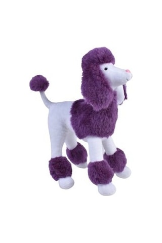 Sevimli Poodle Köpek Mor 40 Cm