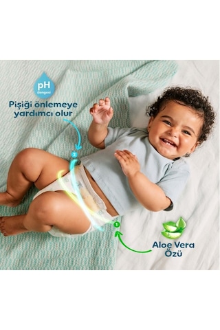 Aktif Bebek Süper Paket Bebek Bezi 3 Beden 58 Adet 6 Beden