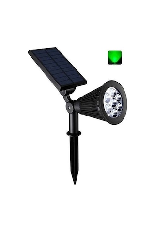 7w Çim Solar G.ışığı Rengi Siyah