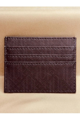 Elora Atelier Şerit Desenli Kartlık Kahverengi