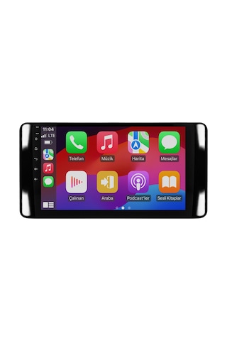 Skoda Scala Android Multimedya Sistemi 2021+ Crv4946xp Piano Black Çerçeve 10"