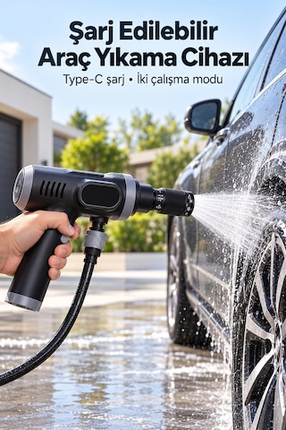 Kargo Çift Çalışma Modlu Araç Yıkama Makinesi Şarj Edilebilir Najmaddin
