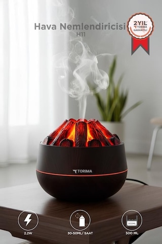 Koku Makinesi Dinlenme Alanı Ev Aksesuarı Hava Nemlendiricisi H11 Koyu Kahve 300 Ml