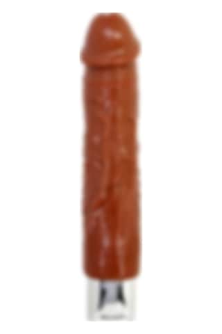 xShopum 23,8 Cm Usb Şarjlı Gerçekçi Melez 10 Titreşim Modlu Vibratör Rufus Pro