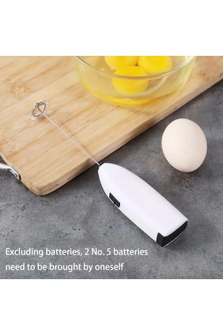 Elmpaly Beyaz Pille Çalışan Paslanmaz Çelik 3ü1 Arada El Tipi Çırpıcı Köpük Yapıcı Diğer