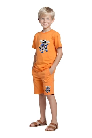 Fyk Kids Erkek Çocuk 3'lü Set T-shirt-kapri Takımları Çok Renkli