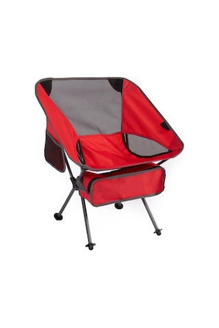 Mini Kamp Sandalyesi 4 Lü Set Kırmızı