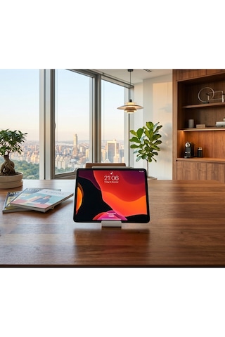 iPad Uyumlu Pro Standı 11 & 12.9 Minimal Masaüstü Tablet Standı