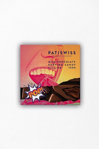 Patiswiss Guilty Patlayan Şekerli Sütlü Tablet Çikolata 100 G