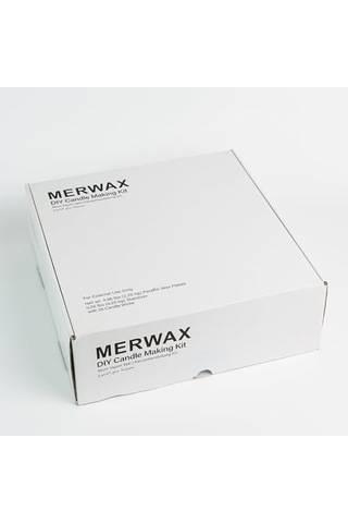 Merwax Parafin Mum Yapım Seti 2,25 Kg Parafin, Stabilizatör, Pamuk Fitiller Ve Yapıştırıcı İle Pürüzsüz Mu Çok Renkli