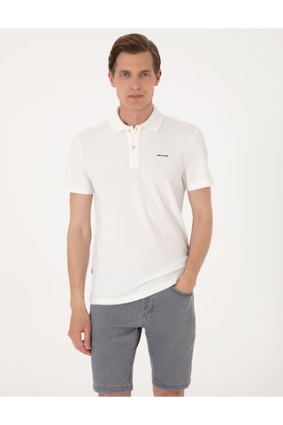 Pierre Cardin Erkek Ekru Tişört 50309946-vr019 Ekru