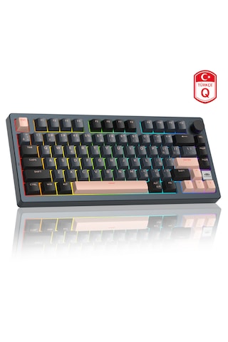 Magegee Light75 Tri-mode Rgb Hot-swap Mekanik Siyah Gaming Klavye