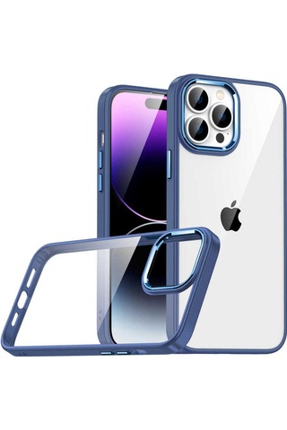 Apple iPhone Uyumlu 14 Pro Flora Kılıf sierra Mavi