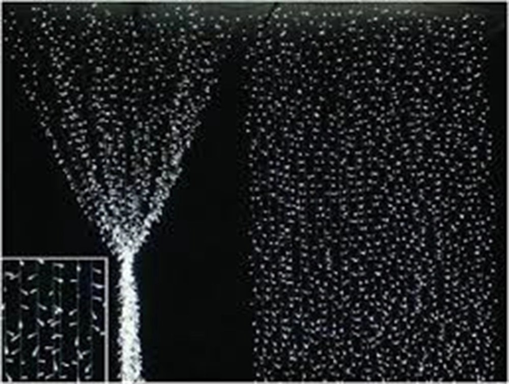 2x2 Perde Led Yeşil 8 Animasyonlu Yeşil