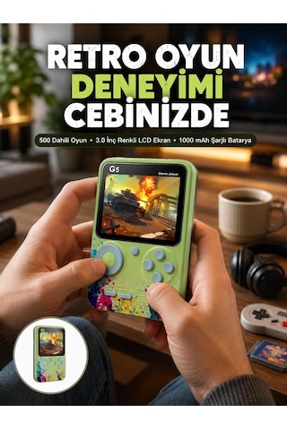 Northcity G5 Game Box Retro Mini Oyun Konsolu 500 Klasik Oyun Ve Yeni Nesil Deneyimi