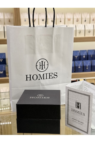 Homies Erkek Kol Saati %100 Orjinal Paslanmaz Çelik Kordon Gümüş
