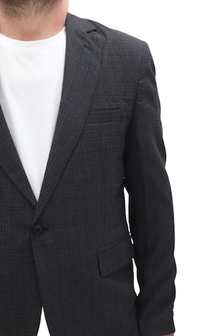 Twenhil Dmctekstil Erkek Ckt-204 Desenli Klasik Kesim Normal Kalıp Çift Düğme Blazer Ceket Siyah