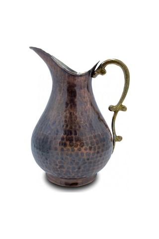 Sürahi Büyük Boy Bakır El Dövmesi Eskitme