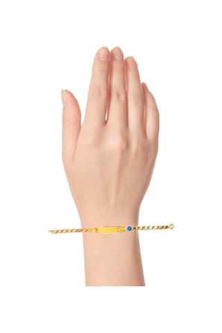 Cigold Taşlı Çocuk Bileklik 14 Ayar Altın 1.84 Gr Oa-c11203029266 Renkli Çok Renkli