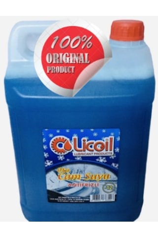 Licoil Cam Suyu Antifrizli &Parfümlü&Şampuanlı-12C 5 Litre
