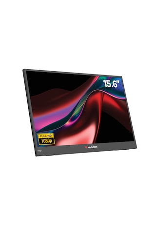 Verbatim Light 15.6" Full Hd Ips + Hdr Ekran / Entegre Hoparlörlü 60 Hz Taşınabilir Monitör - Neopren Koruyucu Kılıf Dahil 32401