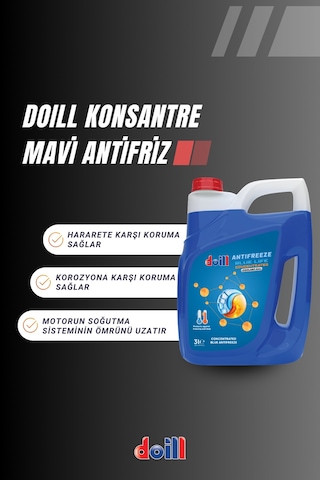 Doill Konsantre - Saf Mavi Antifriz - G11 3 L