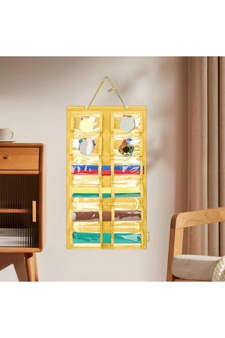 Pazly Suntek Karate Kemer Sergileme Rafı - Boks, Judo, Muay Thai Sarı Renk Sarı