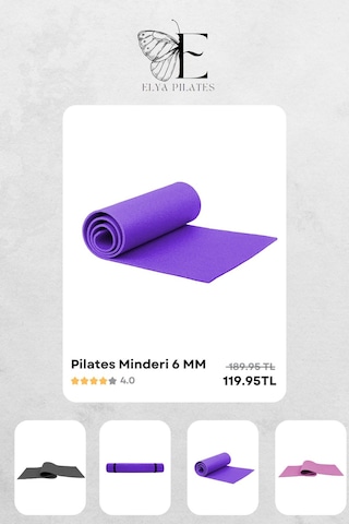 Pilates Seti - Tam Ekipman Ile Evde Fit Kalın Thm-0000010, One Size Beyaz - Pembe