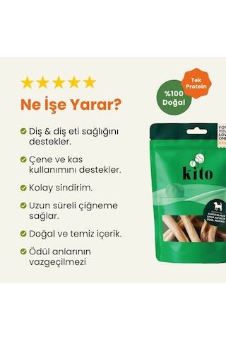 Kito Dana Kuyruk Yetişkin Köpek Ödül Maması 100 G