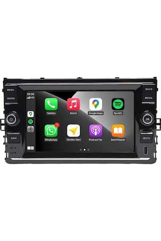 Volkswagen Araç Multimedya Carplay Android Auto 4+64 8 Inch 4 Çekirdek Bs-1740w
